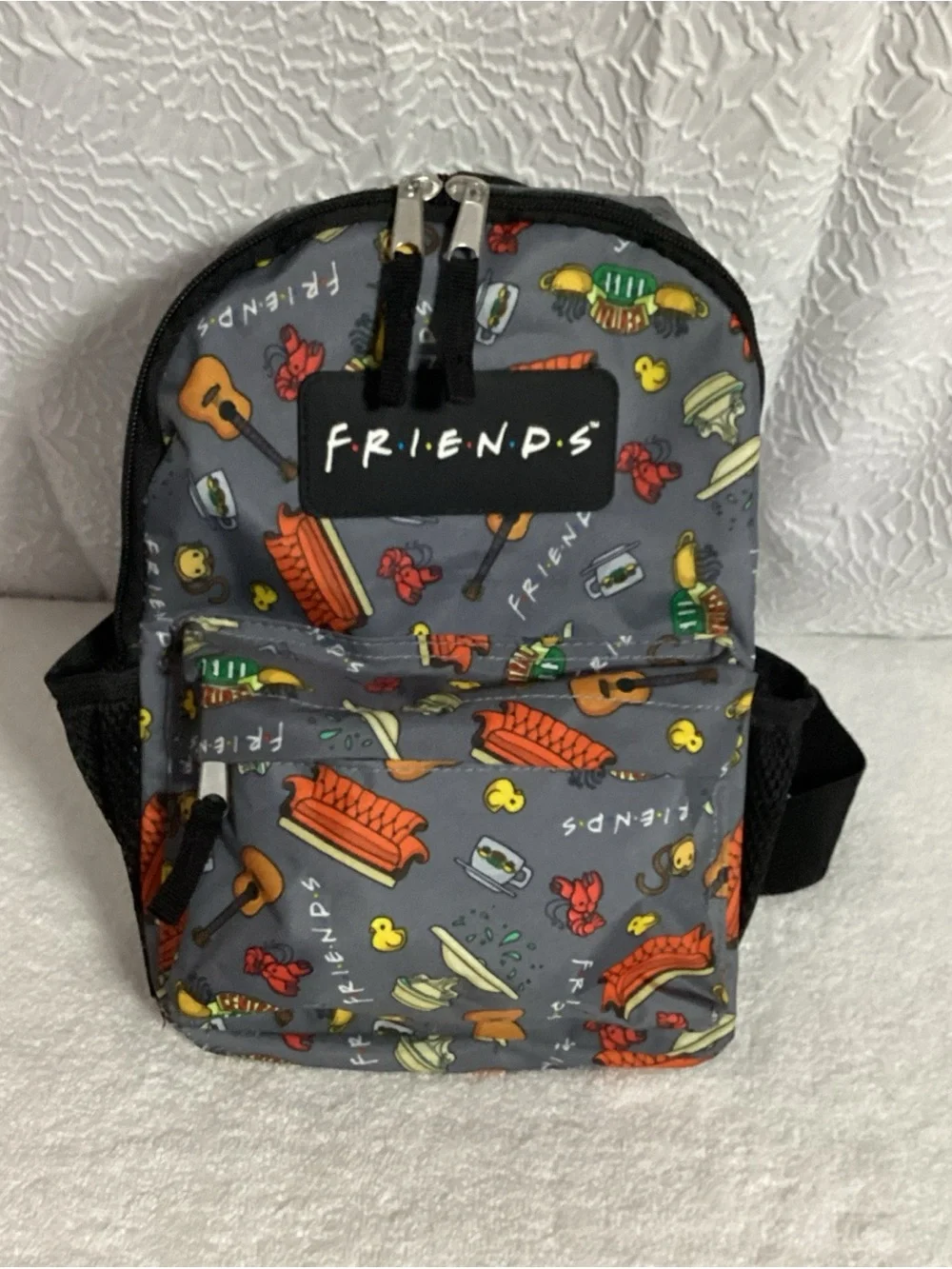 FRIENDS TV Show Classic Icons Graphic Mini Canvas Backpack From Target 2021 NWOT
